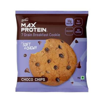 RiteBite Max Protein Breakfast Choco Chips Cookies